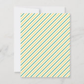Invitation Thème de fête d'anniversaire pour garçons sur le c (Dos)