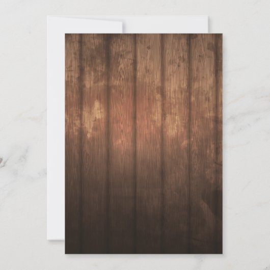 Invitation Thème de fête de retraite de fleurs rustiques (Dos)