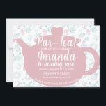 Invitation Thème de fête de thé Doodle Whimisical<br><div class="desc">Cartes d'invitation de fête de thé avec des gribouillages fantaisistes</div>