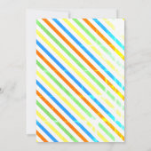 Invitation Thème de fête de trampoline saut chat chien (Dos)