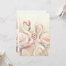 Thème de fête flamant rose, personnalisé