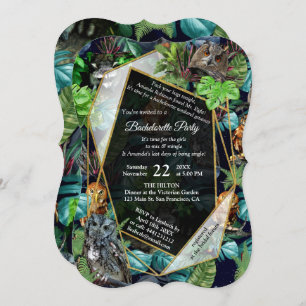 Invitation Thème de fête nocturne