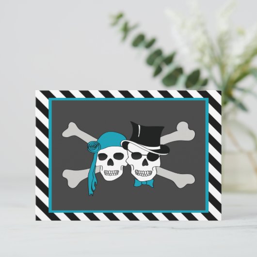 Invitation thème de fête pirate (Debout devant)