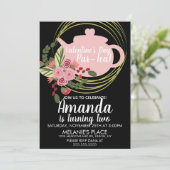 Invitation Thème de fête pour la Saint-Valentin Couronne de f (Debout devant)