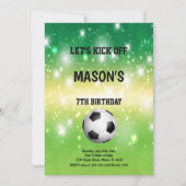 Invitation Thème de fête sportive Bold (Devant)