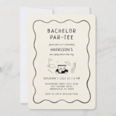 Invitation Thème de golf pour l'enterrement de vie de garçon (Devant)