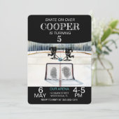 Invitation Thème de hockey Anniversaire (Debout devant)