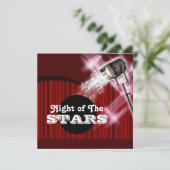 Invitation Thème de Hollywood la partie de "que n'importe (Debout devant)