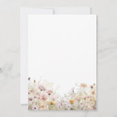 Invitation Thème de jardin de fées pour l'anniversaire d'une  (Dos)