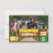 Invitation Thème de jeu (Devant)