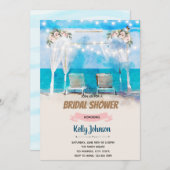 Invitation Thème de la douche de mariage (Devant / Derrière)