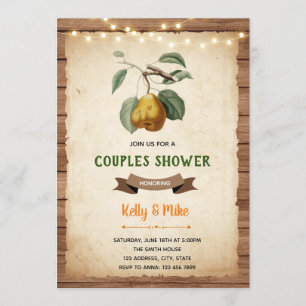 Invitation Thème de la douche en couple