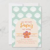 Invitation Thème de la fête de la plage côtière (Devant)