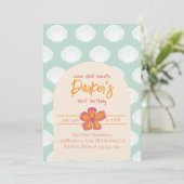 Invitation Thème de la fête de la plage côtière (Debout devant)