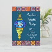 Invitation Thème de la fête des Lanternes des Nuits Arabes (Debout devant)