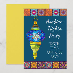 Invitation Thème de la fête des Lanternes des Nuits Arabes