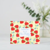 Invitation Thème de la Fraise et Thé de Crème (Debout devant)