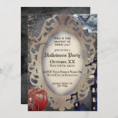 Invitation Thème de légende blanche de neige d'Halloween effr (Devant / Derrière)