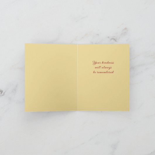 Invitation Thème de mariage de chat Merci (Intérieur)