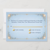Invitation Thème de mariage de luxe coquillage plage conque R (Dos)