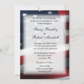 Invitation Thème de mariage des Mariages militaires Invitatio (Devant)