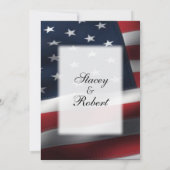 Invitation Thème de mariage des Mariages militaires Invitatio (Dos)