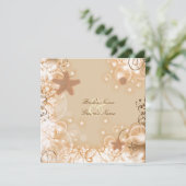 Invitation Thème de mariage sur la plage (Debout devant)