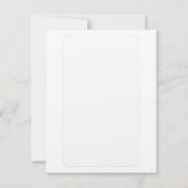 Invitation Thème de Noël avec 2 boules de Noël... (Dos)