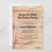Invitation Thème de pêche pour son anniversaire (Devant)