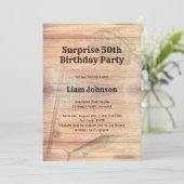 Invitation Thème de pêche pour son anniversaire (Debout devant)