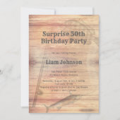 Invitation Thème de pêche Son anniversaire (Devant)