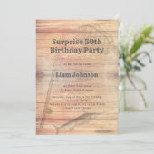 Invitation Thème de pêche Son anniversaire (Debout devant)