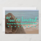 Invitation Thème de plage de Bikini personnalisé | Partie du (Devant)