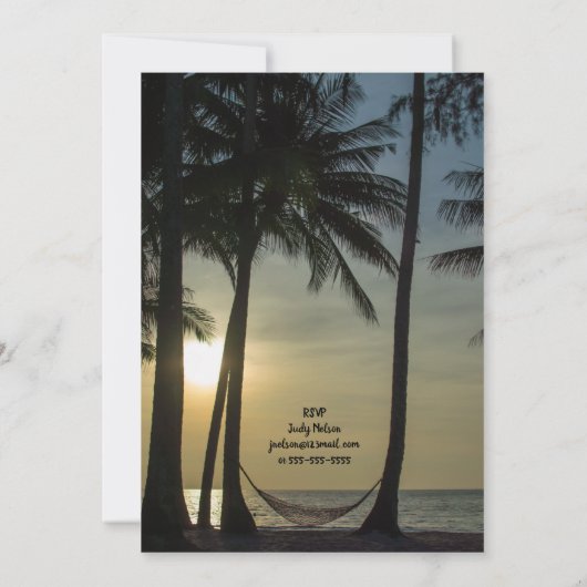 Invitation Thème de retraite - Partie (Dos)