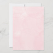 Invitation Thème de ruban rose pour mère et fille d'anniversa (Dos)