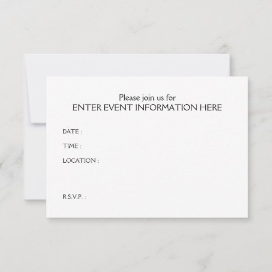 Invitation thème de soirée pirate (Dos)