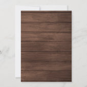 Invitation Thème de soirée ruée vers l'or (Dos)