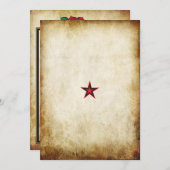 Invitation Thème de tatouage urbain Rose (Devant / Derrière)