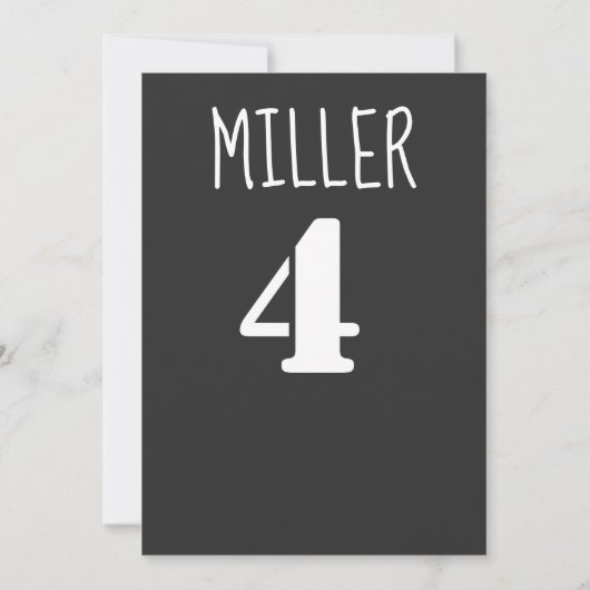 Invitation thème Dinosaure 4e anniversaire (Dos)