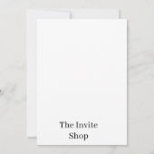 Invitation Thème d'invitation d'anniversaire de Marsha & Bear (Dos)