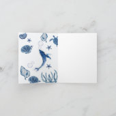 Invitation Thème d'invitation de douche de mariée côtière (Intérieur)