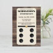 Invitation Thème Domino's (Debout devant)