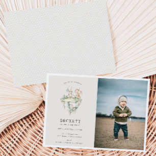 Invitation Thème Dragon mignon Anniversaire Photo