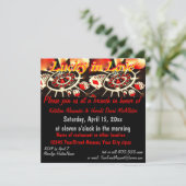 Invitation Thème du jeu de casino (Debout devant)