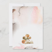 Invitation Thème du livre Baby shower d'automne Invitation, C (Dos)