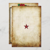 Invitation Thème du tatouage urbain Rose d'enfants doués (Devant / Derrière)