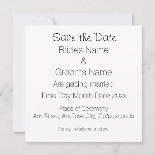 Invitation Thème Écossais, Mariage Celtique Thistle Save the  (Dos)