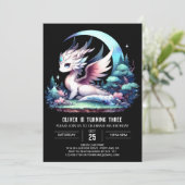 Invitation Thème Elegant Dragon Anniversaire (Debout devant)