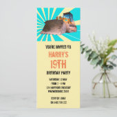 Invitation Thème Excavateur (Debout devant)