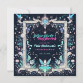 Invitation Thème Fairy Fairy Party - Fairytale After Dark (Devant)